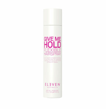 Laca de fijación flexible volumen y textura Spray GIVE ME HOLD Flexible de Eleven Australia BETH'S HAIR