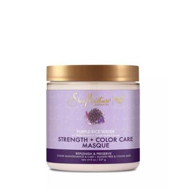Mascarilla matizadora Purple Rice Water Strength & Color Care de Shea Moisture - Beth´s Hair
