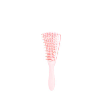 Cepillo Desenredante Rizos especial método curly color rosa de BIFULL