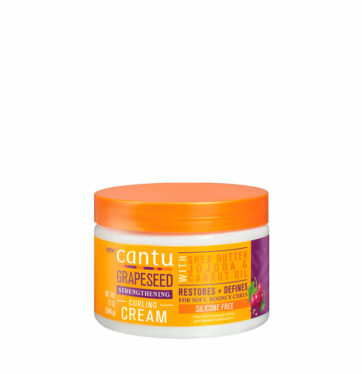 Crema de peinado fortalecedora para rizos Grapeseed Strengthening Curl Cream de Cantu