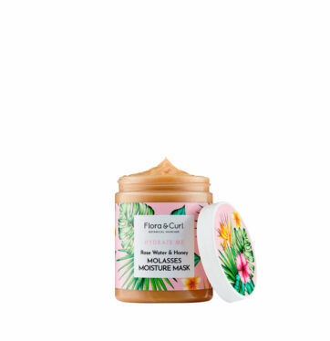Mascarilla hidratante Rose Water & Honey Molasses Moisture Mask de Flora & Curl