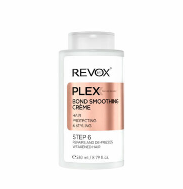 Crema de peinado reparadora anti-frizz PLEX BOND SMOOTHING CREME Paso 6 de REVOX B77