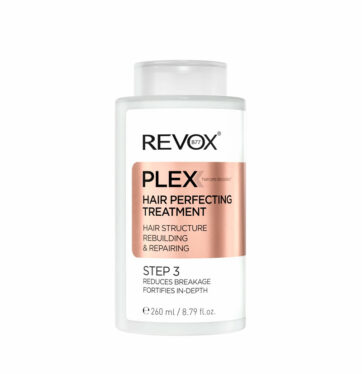 Tratamiento reparador PLEX HAIR PERFECTING TREATMENT Paso 3 de REVOX B77