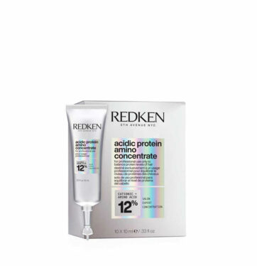 Tratamiento con alta concentración de aminoácidos de proteínas ACIDIC PROTEIN AMINO CONCENTRATE de REDKEN BETH'S HAIR