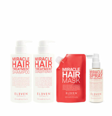 Pack reparación, hidratación, protección y detox cabello fino MIRACLE de Eleven Australia BETH'S HAIR